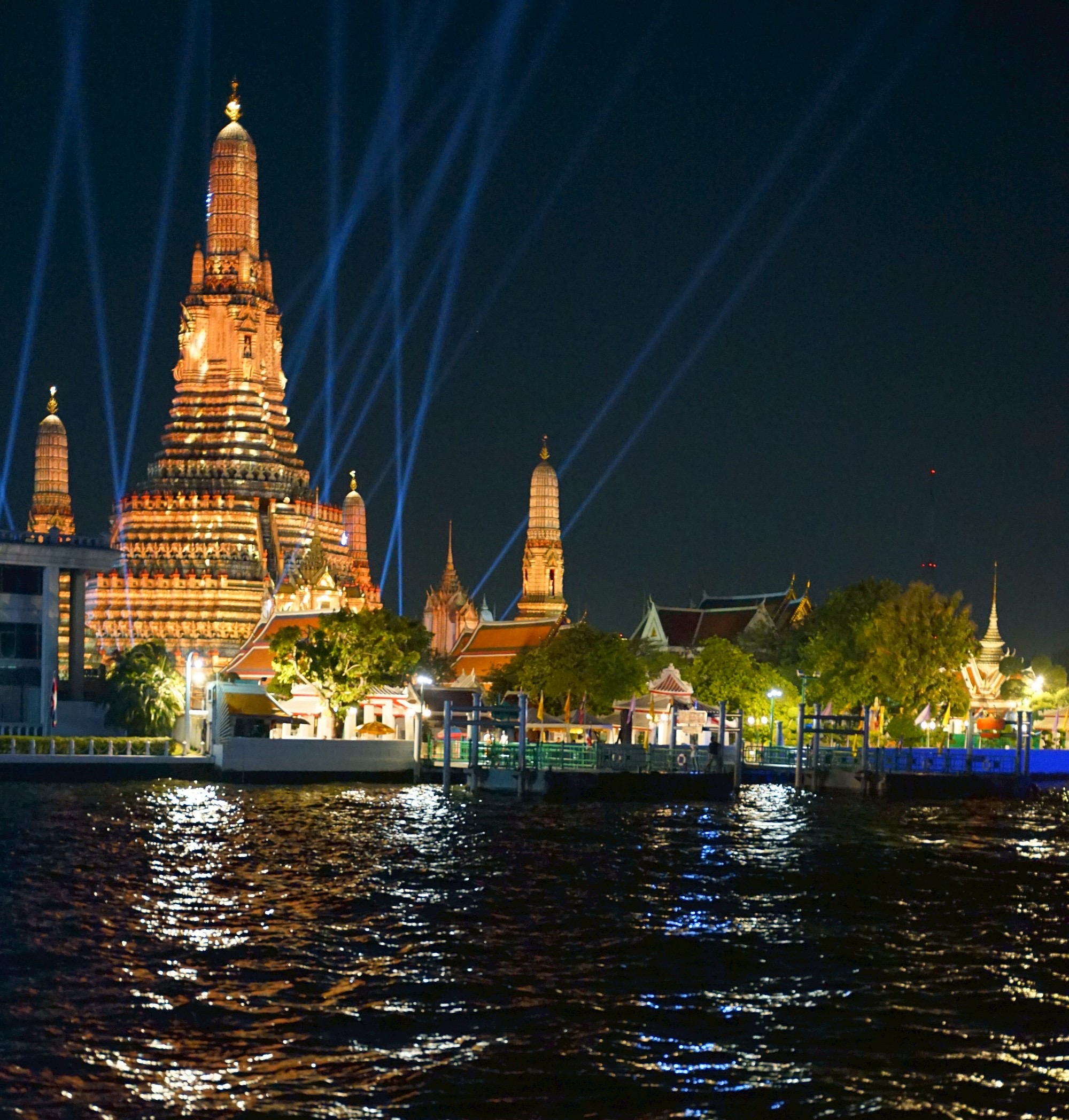 Radiant Night View of Wat Arun